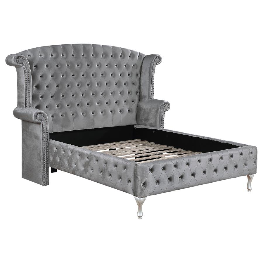 (image for) Deanna 4-piece Eastern King Bedroom Set Grey