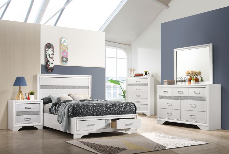 (image for) Miranda 5-piece Full Bedroom Set White