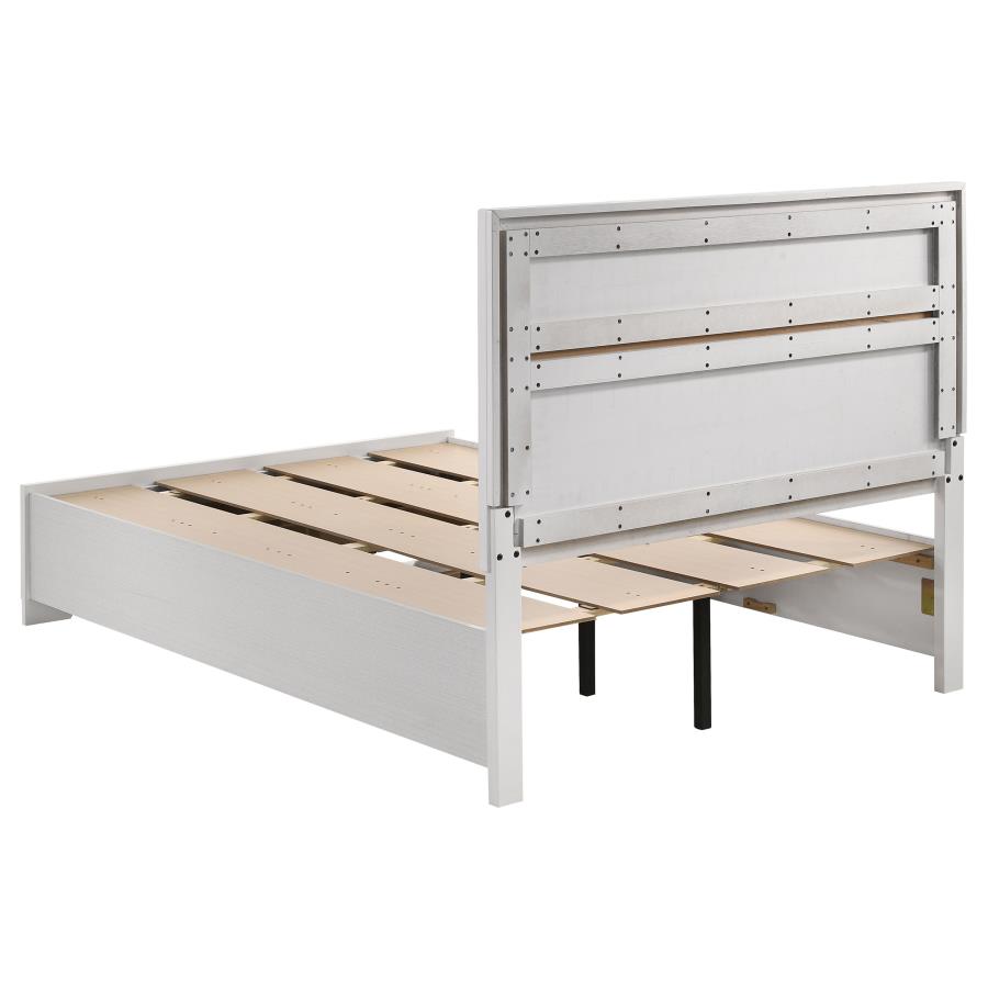 (image for) Miranda 51-inch Wood Full Storage Panel Bed White