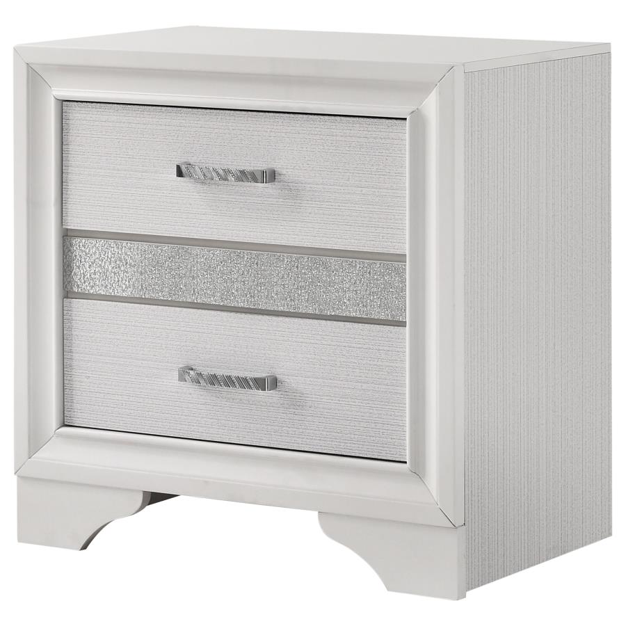 (image for) Miranda 2-drawer Nightstand White