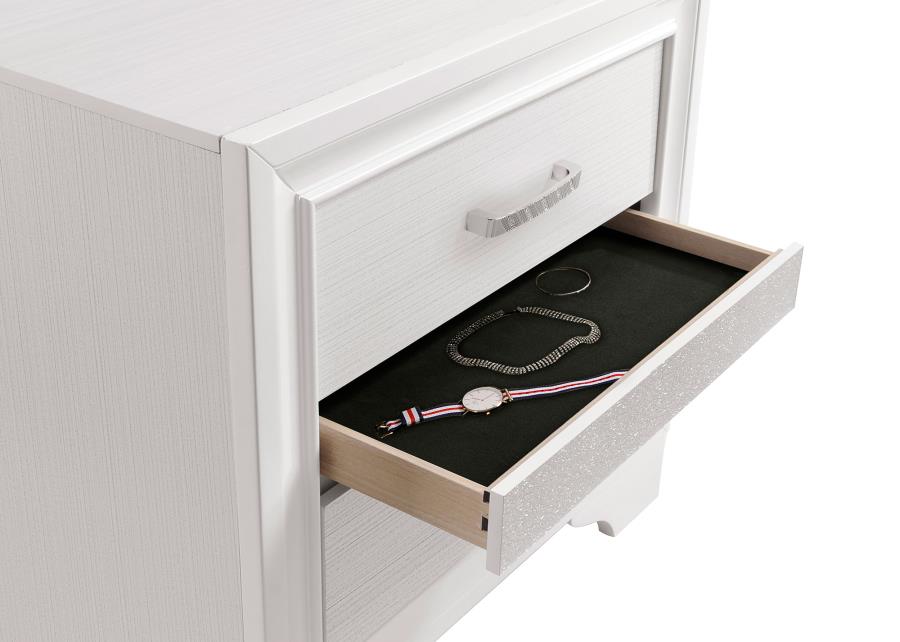 (image for) Miranda 2-drawer Nightstand White