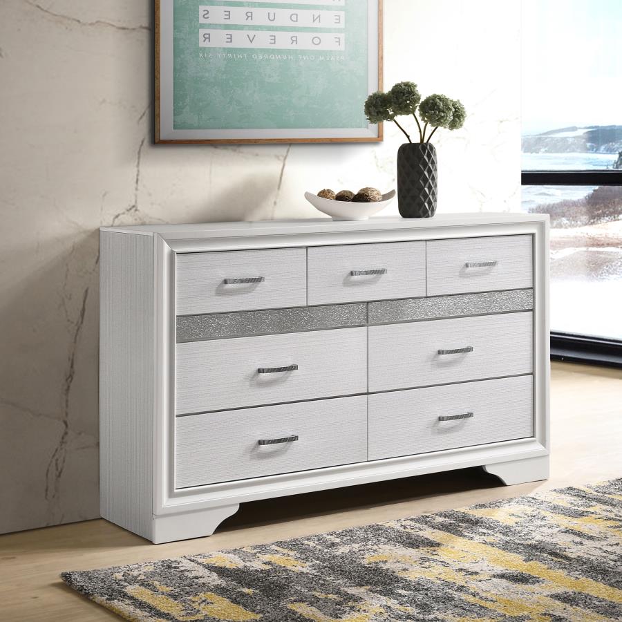 (image for) Miranda 7-drawer Dresser White