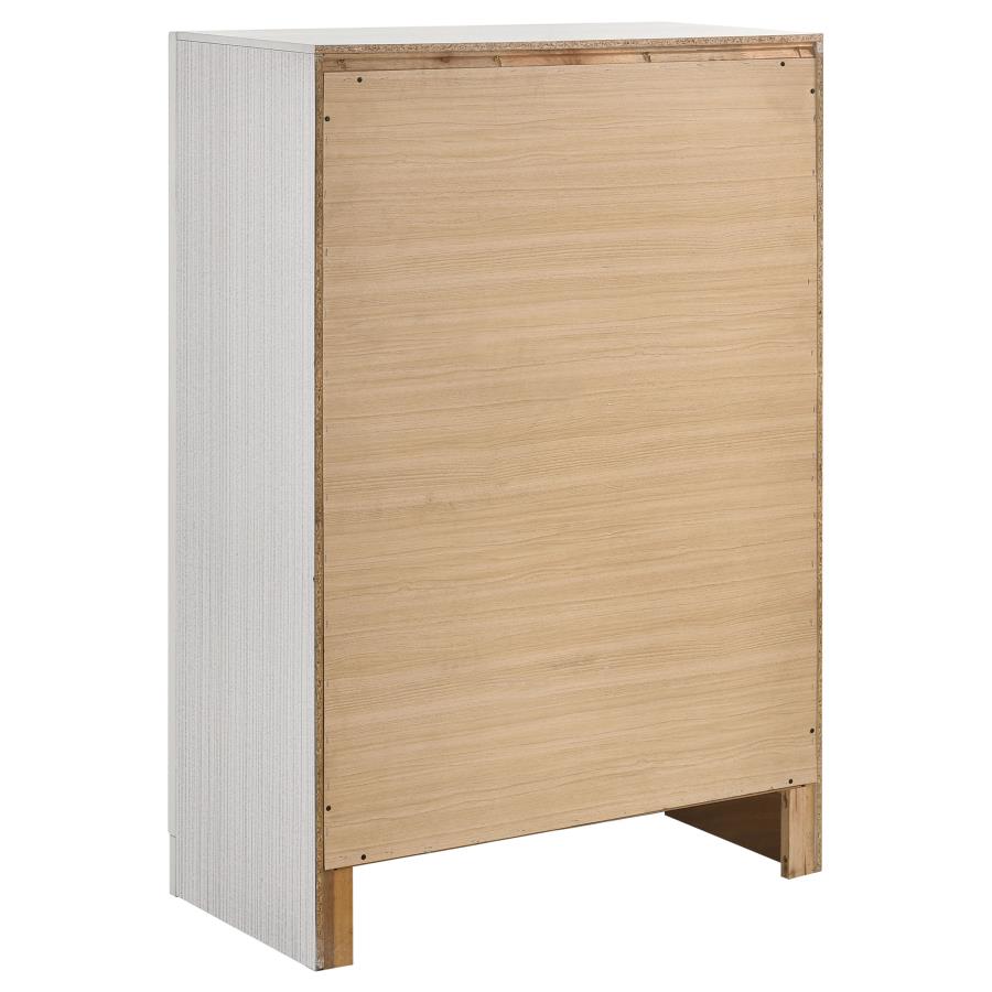 (image for) Miranda 5-drawer Bedroom Chest White