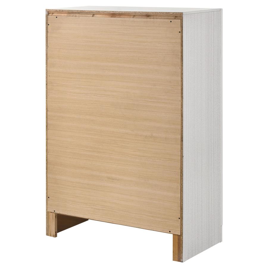 (image for) Miranda 5-drawer Bedroom Chest White