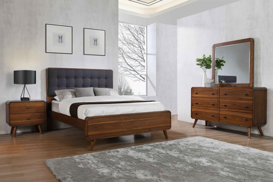 (image for) Robyn 4-piece Full Bedroom Set Dark Walnut