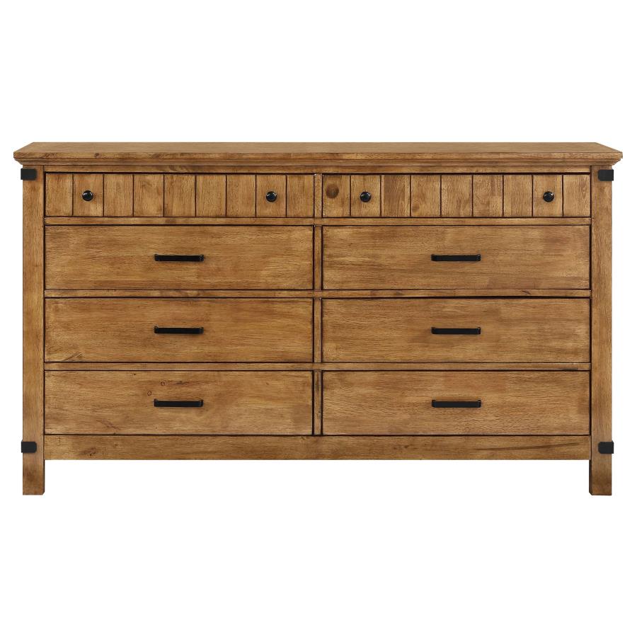 (image for) Brenner 8-drawer Dresser Rustic Honey