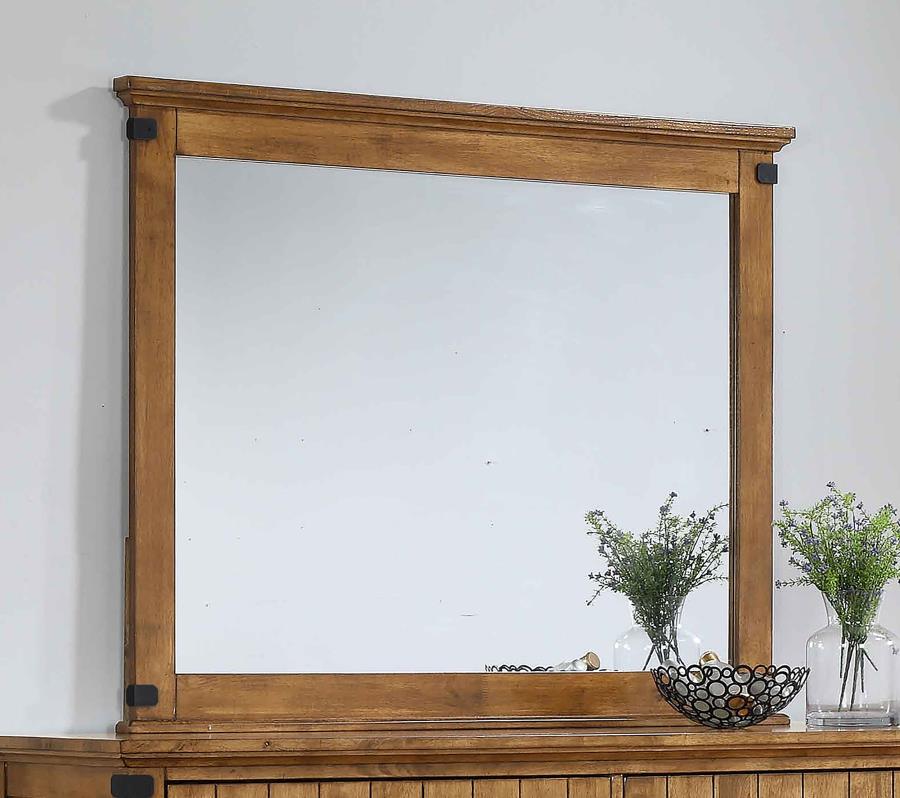 (image for) Brenner Dresser Mirror Rustic Honey