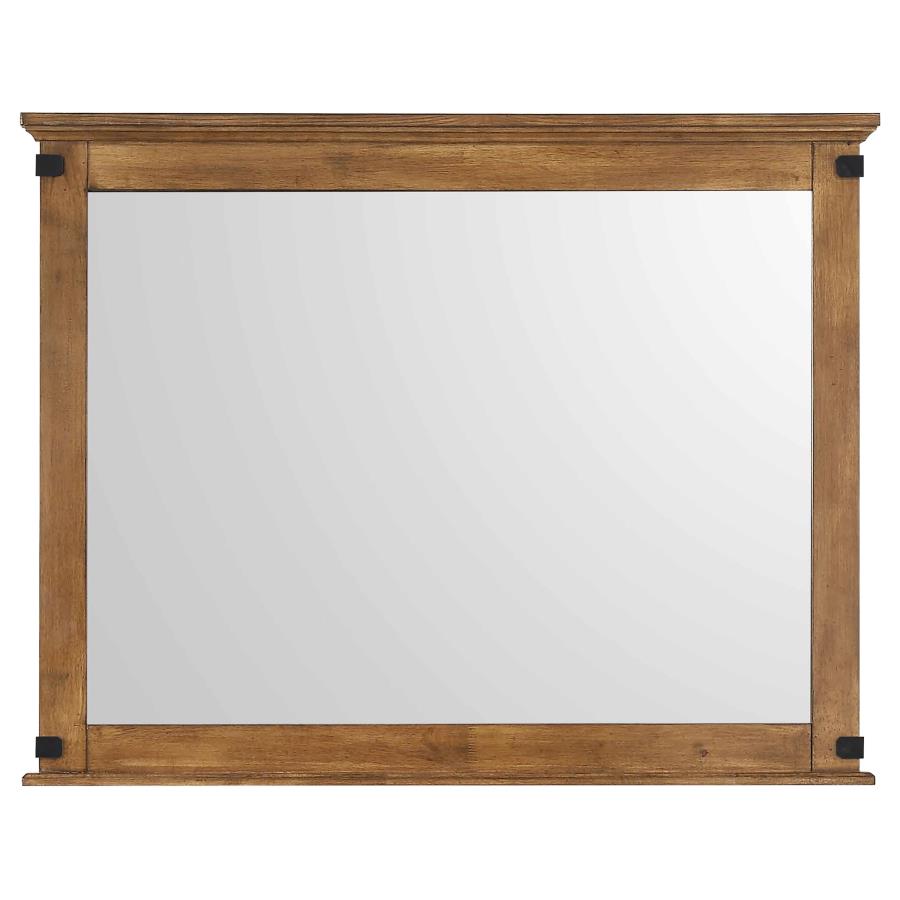 (image for) Brenner Dresser Mirror Rustic Honey