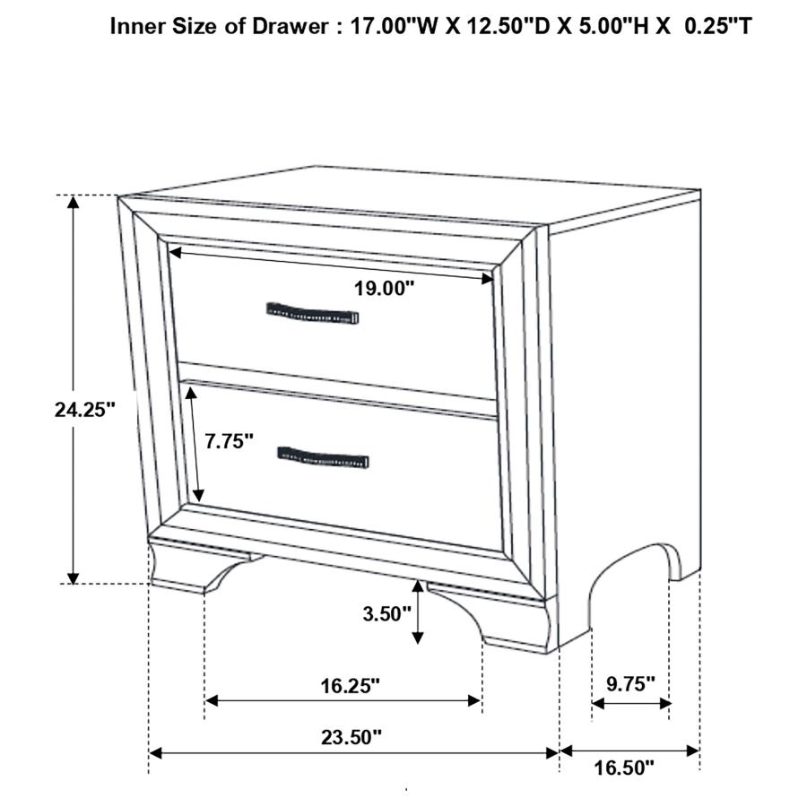 (image for) Beaumont 4-piece Queen Bedroom Set Champagne