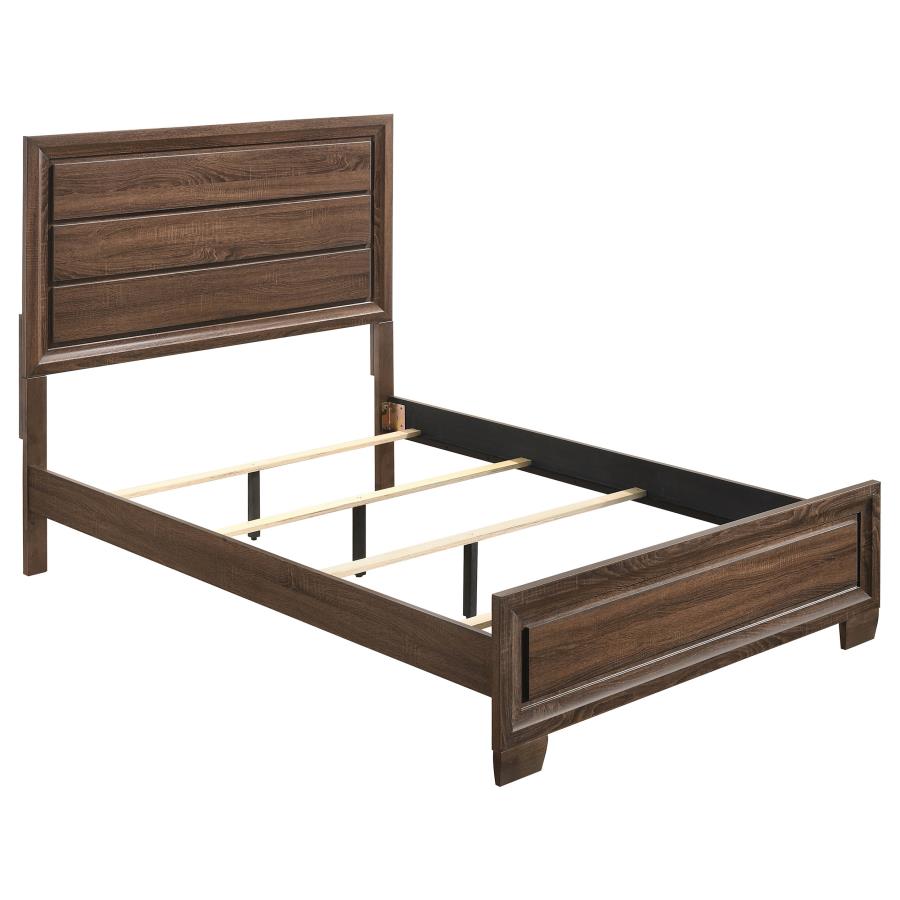 (image for) Brandon Wood Full Panel Bed Warm Brown - Click Image to Close