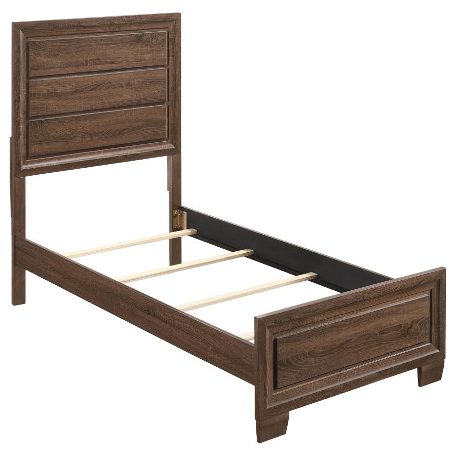 (image for) Brandon 4-piece Twin Bedroom Set Warm Brown