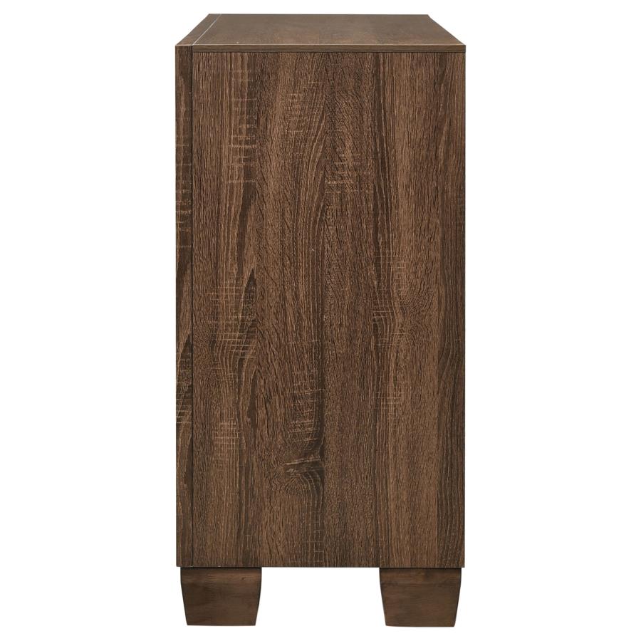 (image for) Brandon 6-drawer Dresser Warm Brown