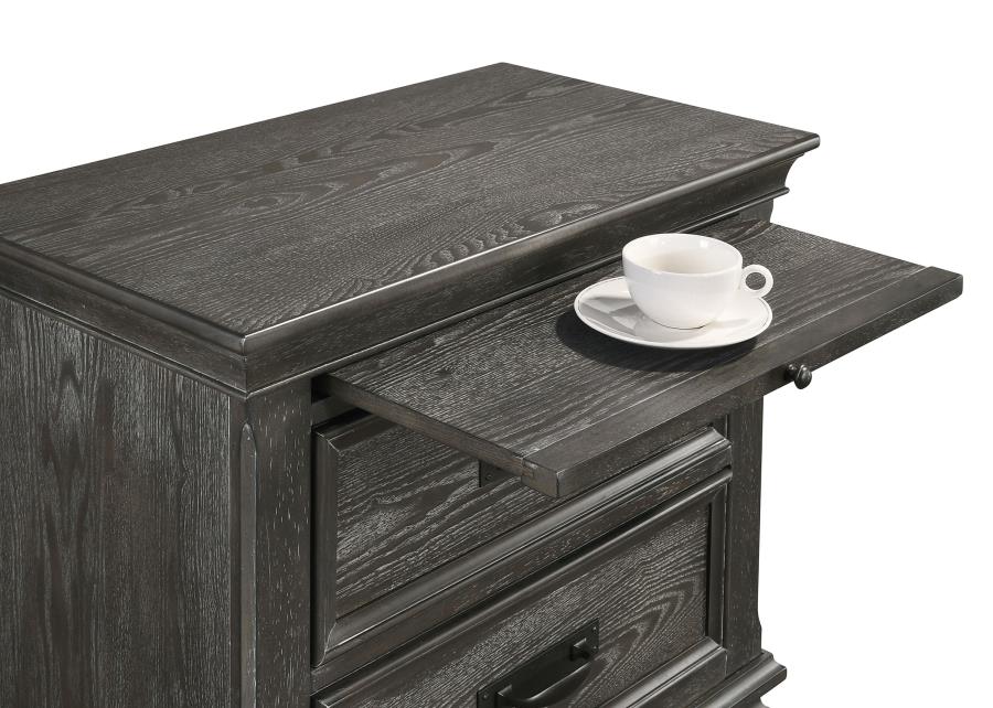 (image for) Franco 2-drawer Nightstand Weathered Sage