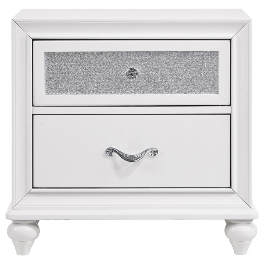 (image for) Barzini 2-drawer Nightstand White