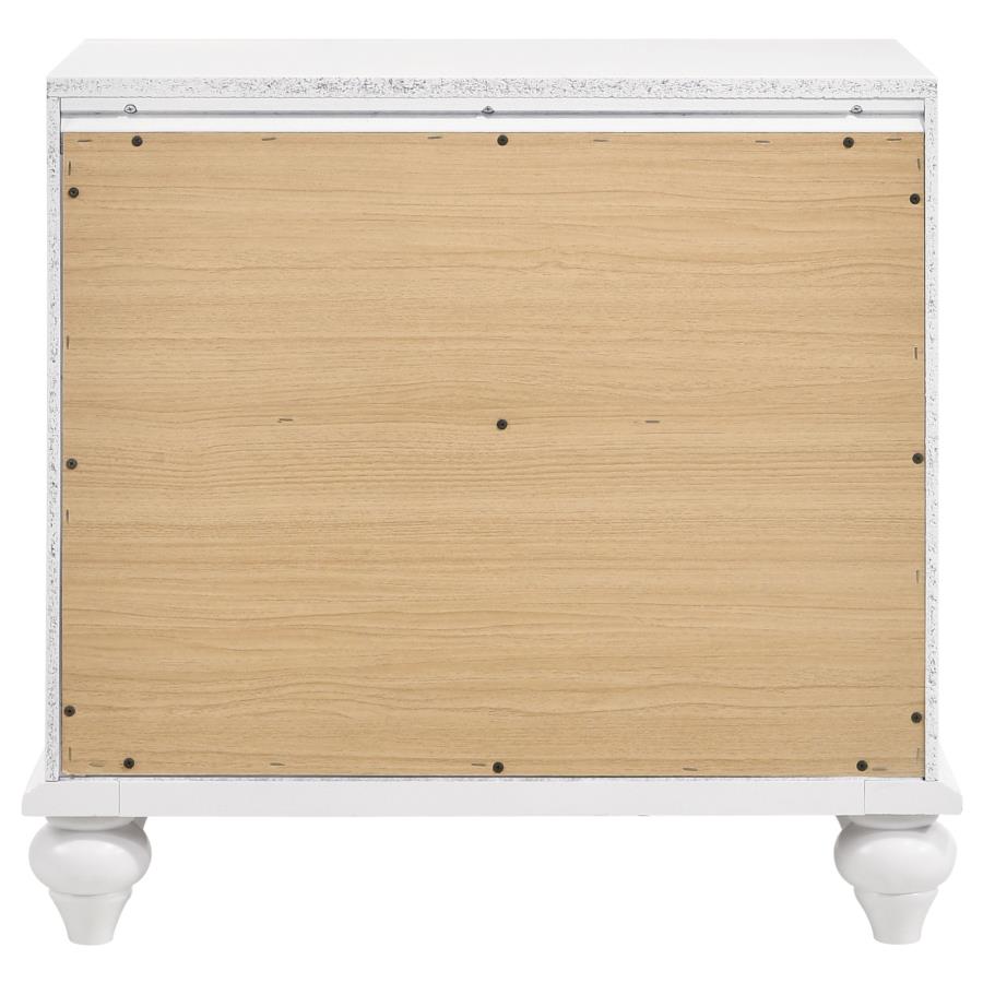 (image for) Barzini 2-drawer Nightstand White