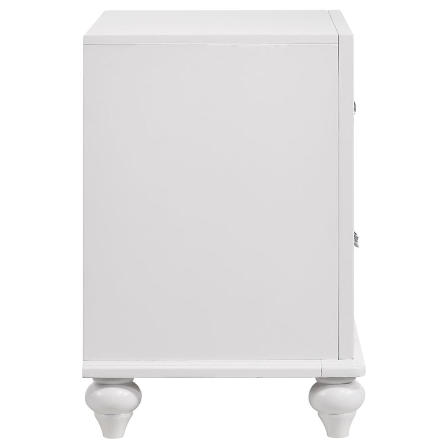 (image for) Barzini 2-drawer Nightstand White