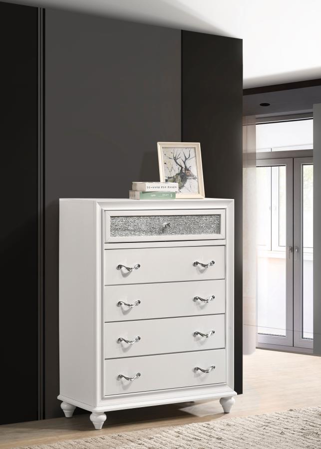 (image for) Barzini 5-drawer Bedroom Chest White