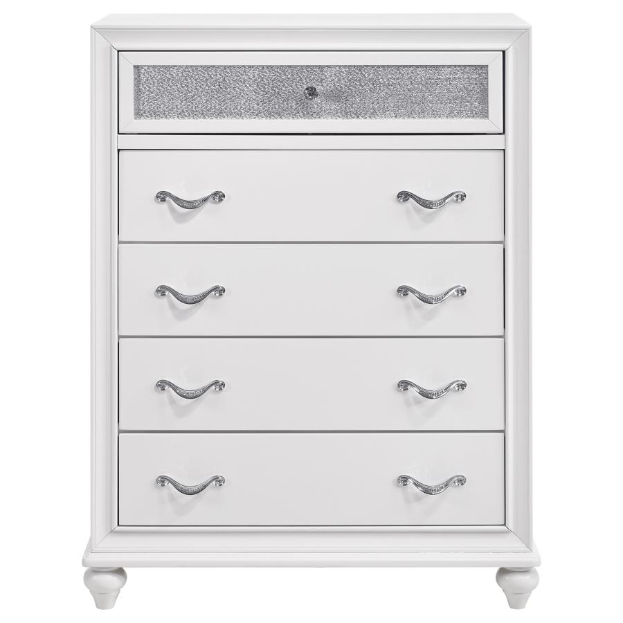 (image for) Barzini 5-drawer Bedroom Chest White