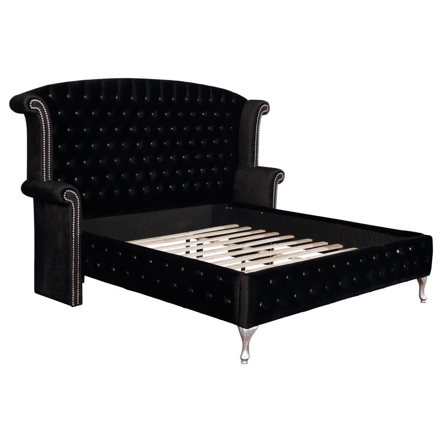 (image for) Deanna 4-piece Eastern King Bedroom Set Black