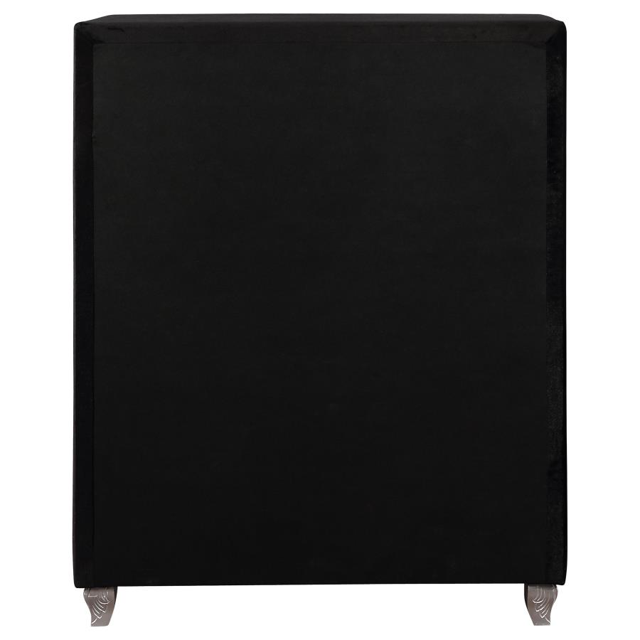 (image for) Deanna 5-drawer Bedroom Chest Black