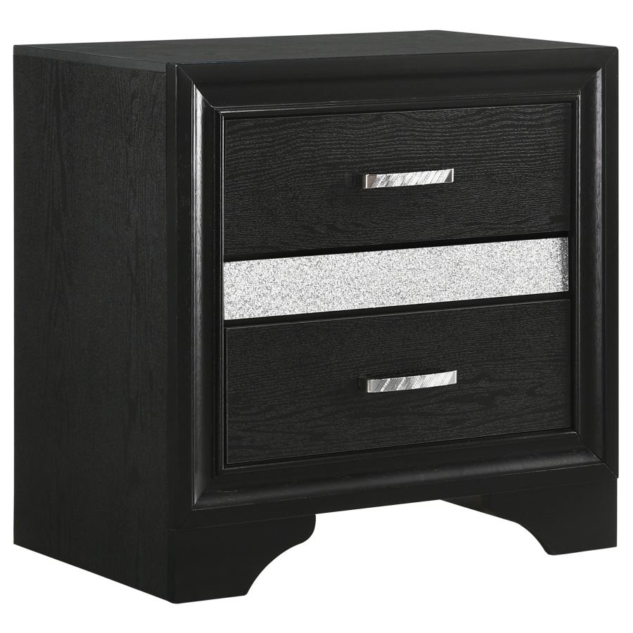 (image for) Miranda 5-piece Full Bedroom Set Black