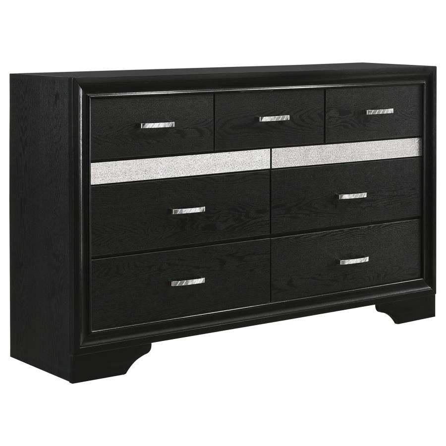 (image for) Miranda 7-drawer Dresser Black