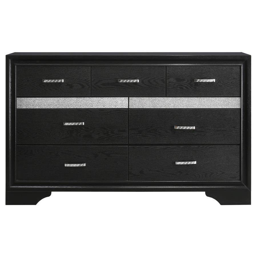 (image for) Miranda 7-drawer Dresser Black