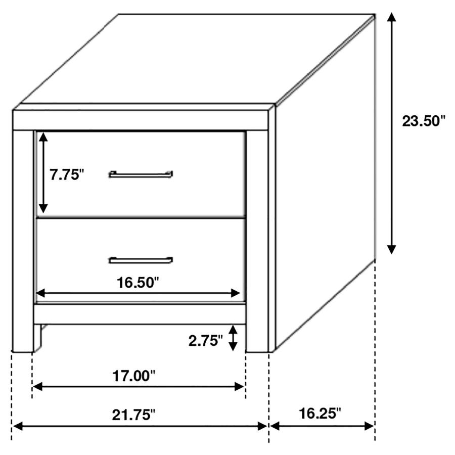 (image for) Brantford 4-piece Queen Bedroom Set Barrel Oak