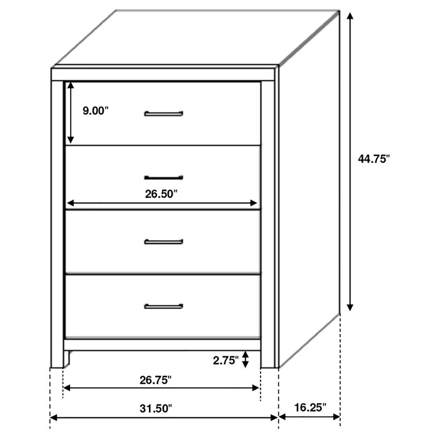 (image for) Brantford 5-piece Eastern King Bedroom Set Barrel Oak