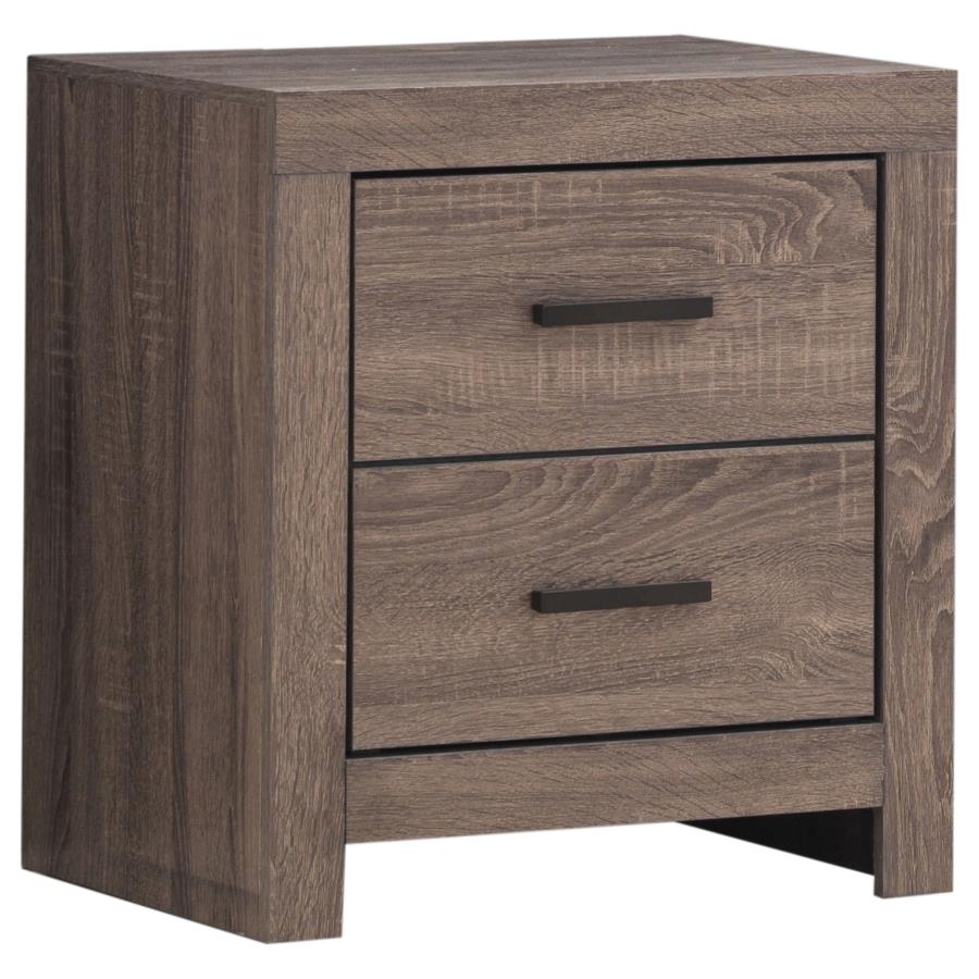 (image for) Brantford 2-drawer Nightstand Barrel Oak