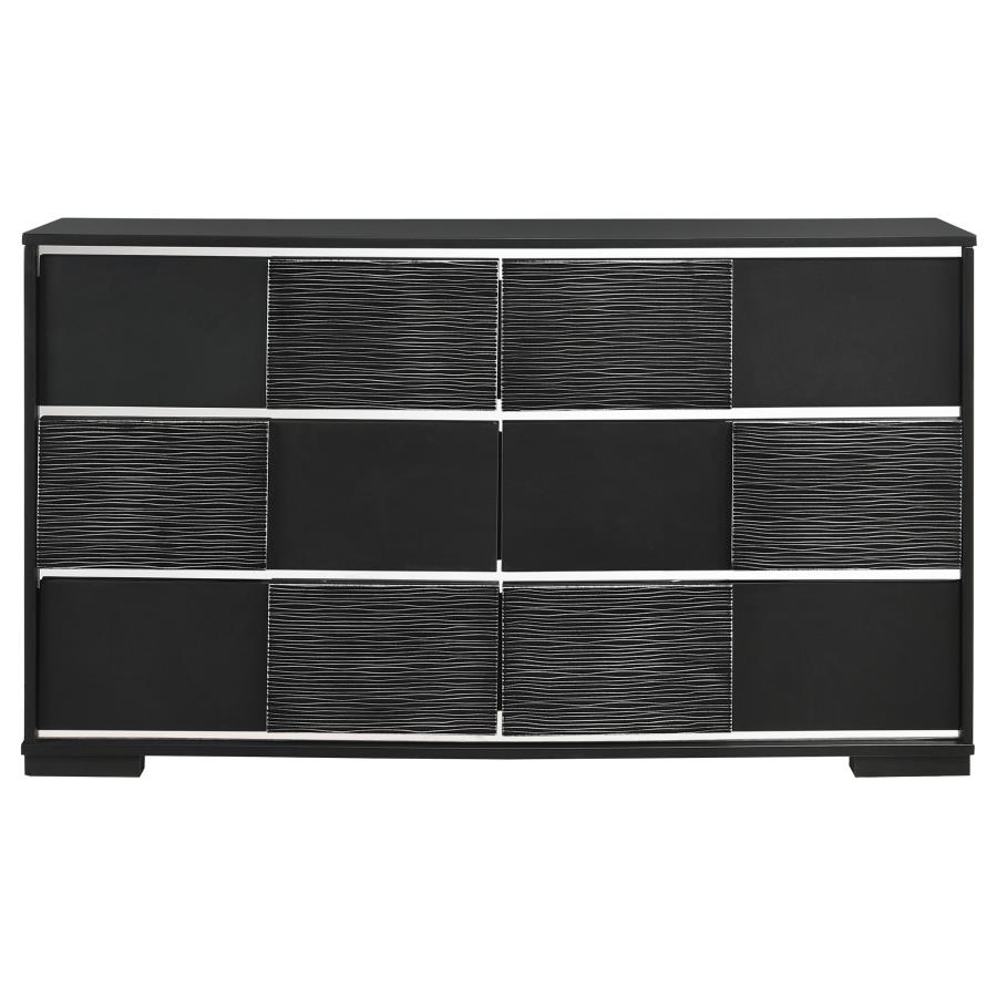 (image for) Blacktoft 5-piece Eastern King Bedroom Set Black