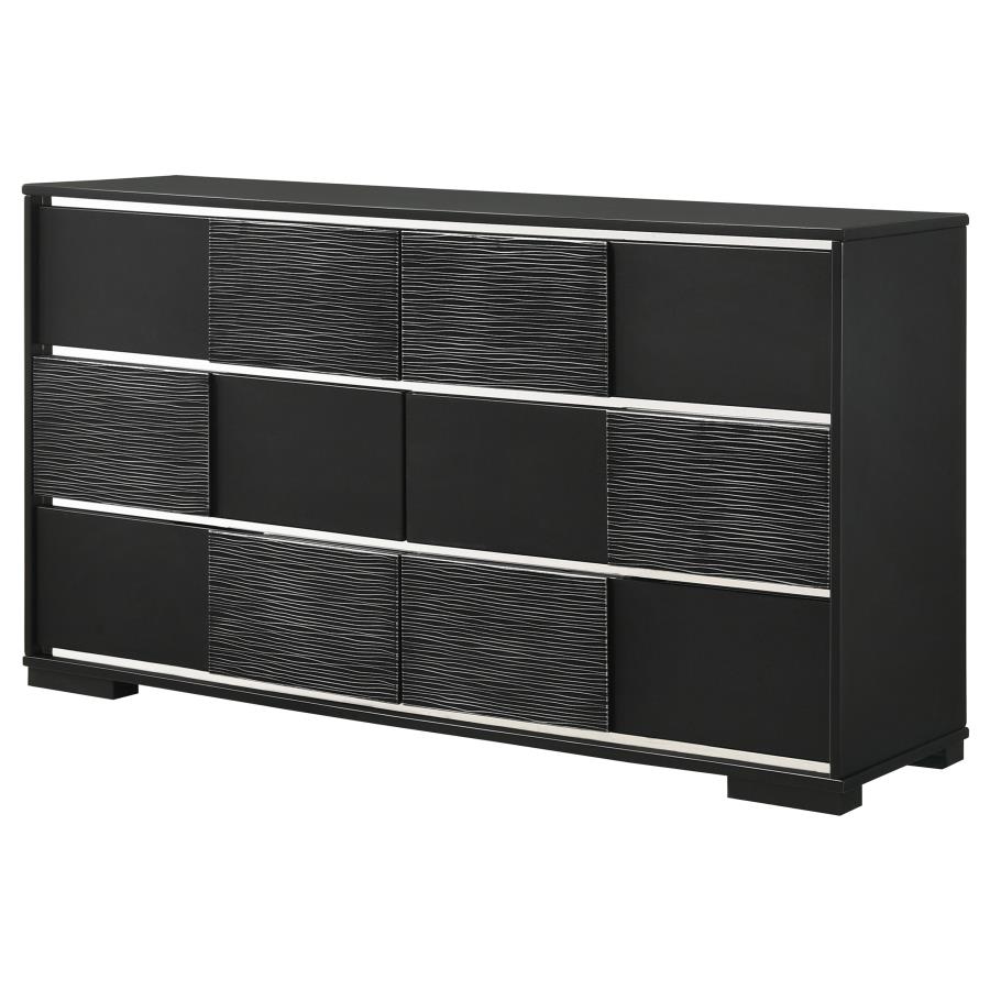 (image for) Blacktoft 6-drawer Dresser Black