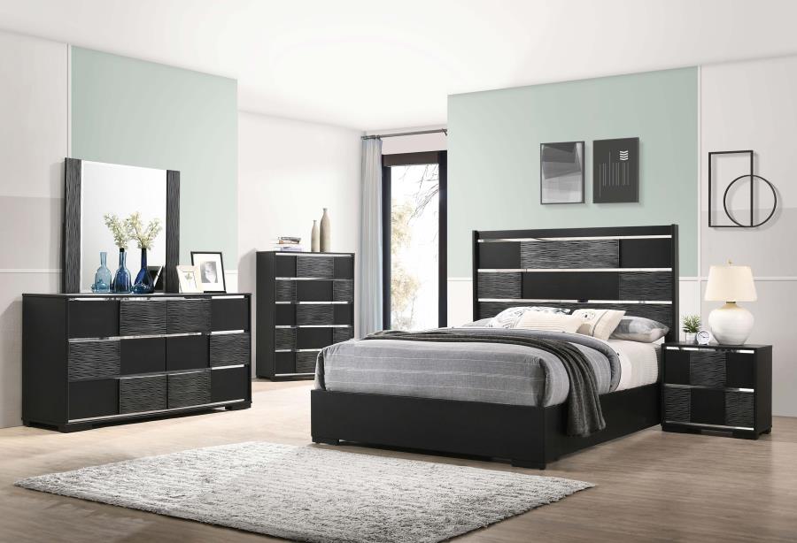 (image for) Blacktoft 6-drawer Dresser Black