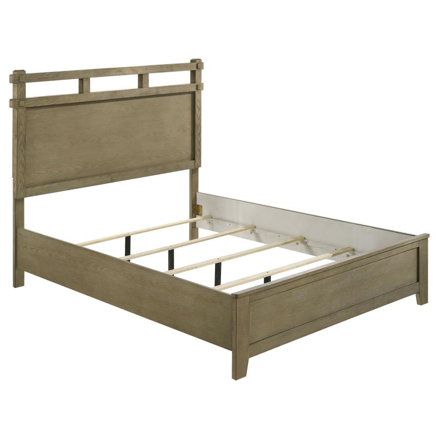 (image for) Hazlewood 61-inch Queen Panel Bed Vineyard Oak