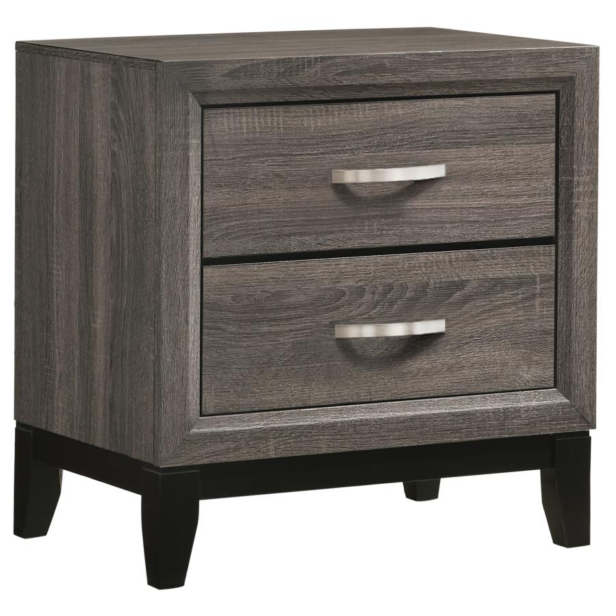 (image for) Watson 4-piece Full Bedroom Set Grey Oak