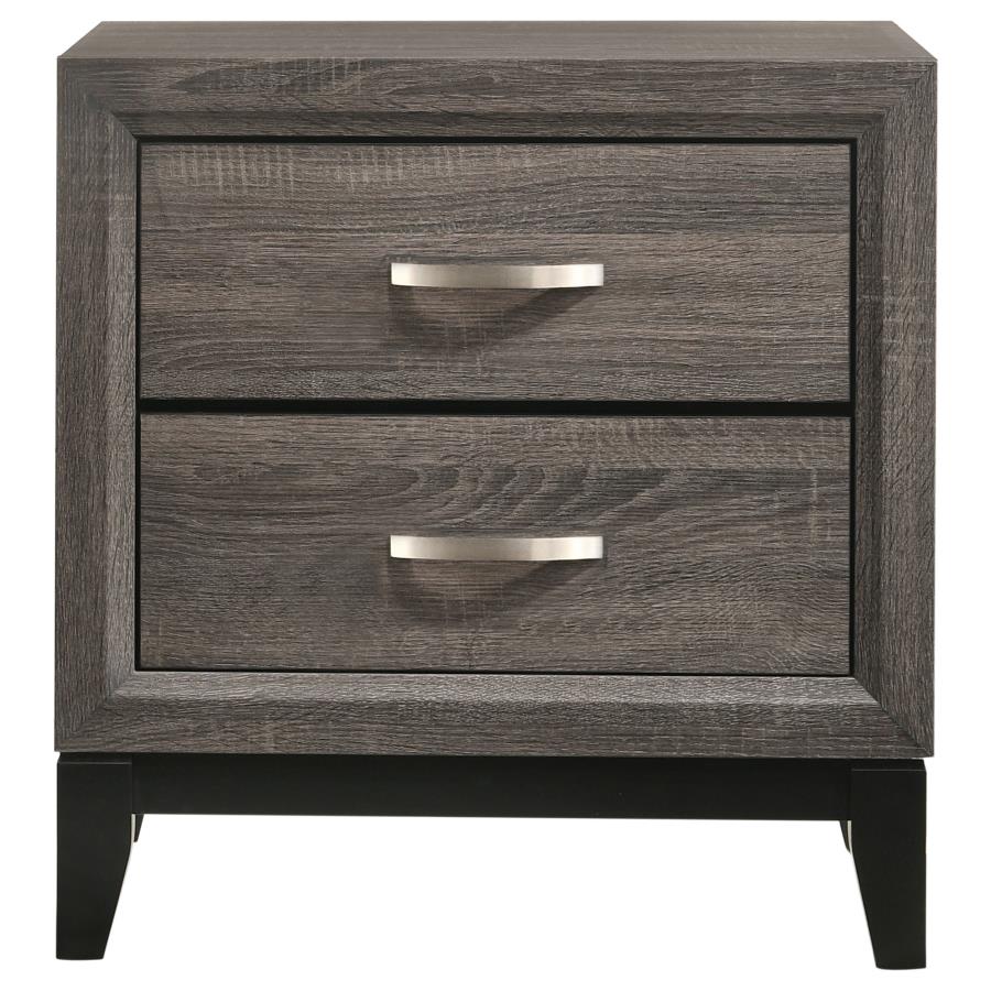 (image for) Watson 4-piece Full Bedroom Set Grey Oak