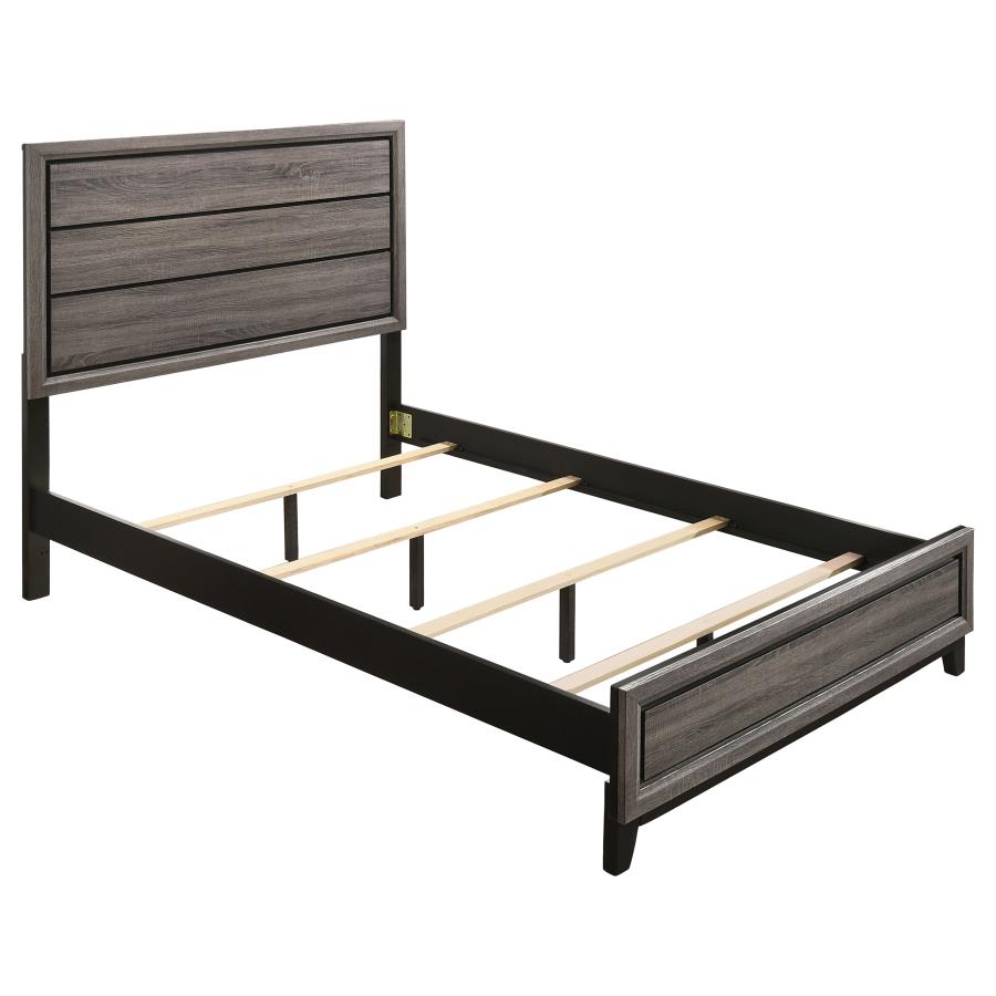 (image for) Watson 5-piece Full Bedroom Set Grey Oak