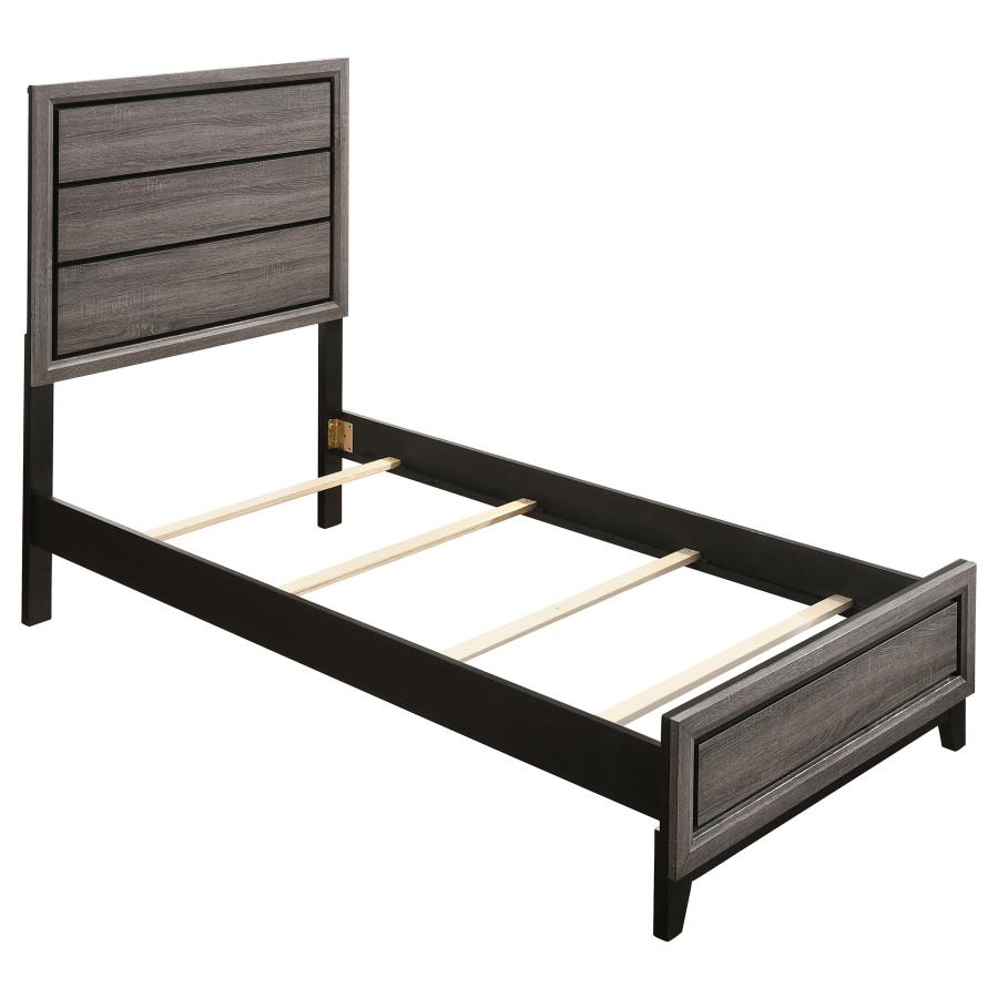 (image for) Watson 5-piece Twin Bedroom Set Grey Oak