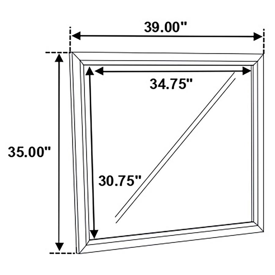 (image for) Watson Dresser Mirror Grey Oak