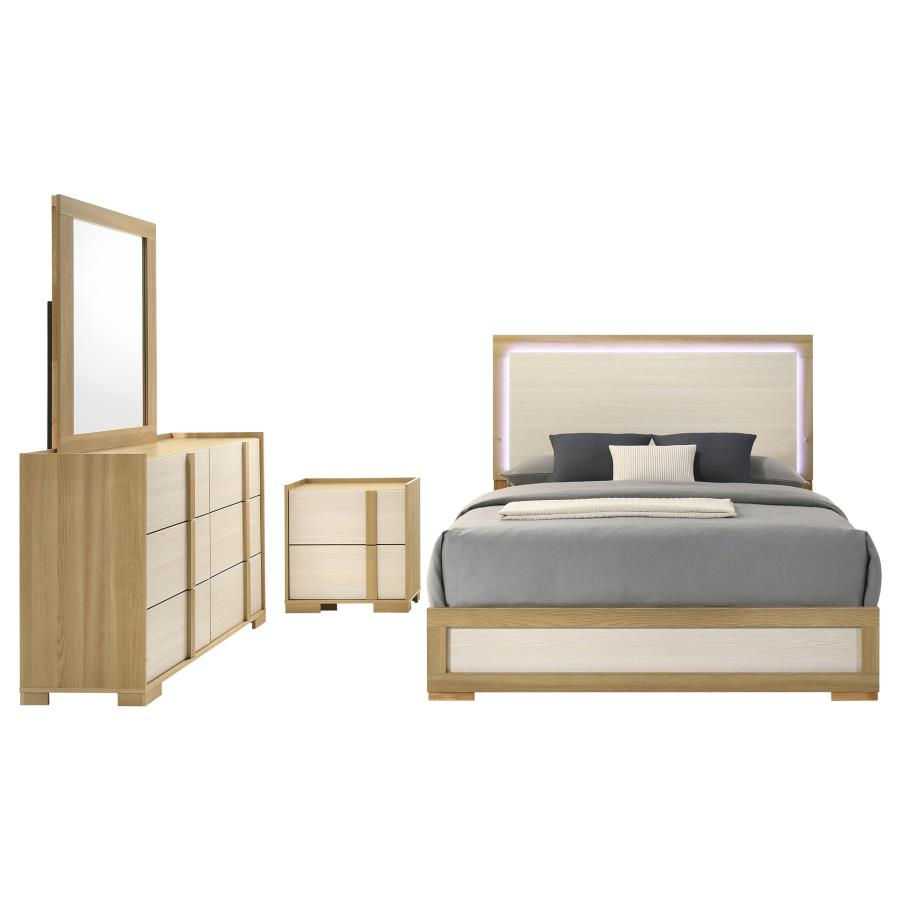 (image for) Hyland 4-piece Eastern King Bedroom Set Natural