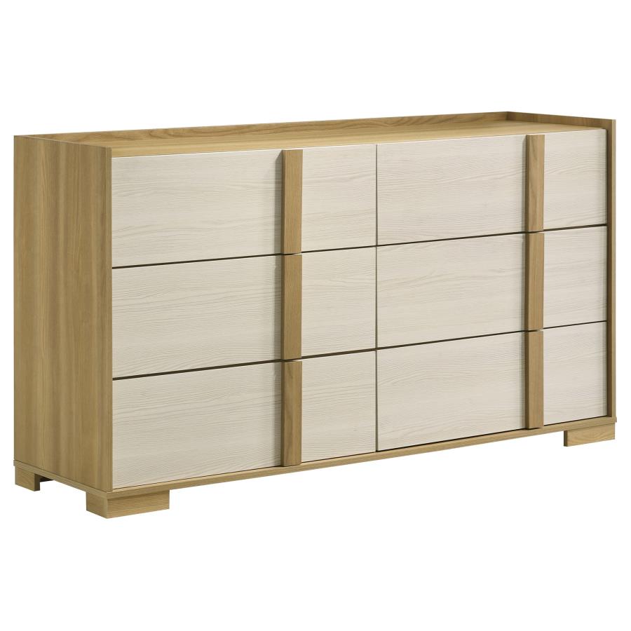 (image for) Hyland 6-drawer Dresser Natural - Click Image to Close