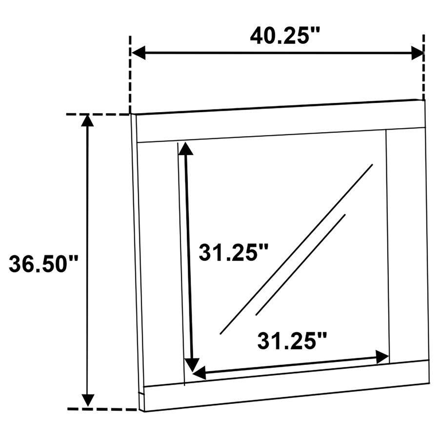 (image for) Hyland Dresser Mirror Natural