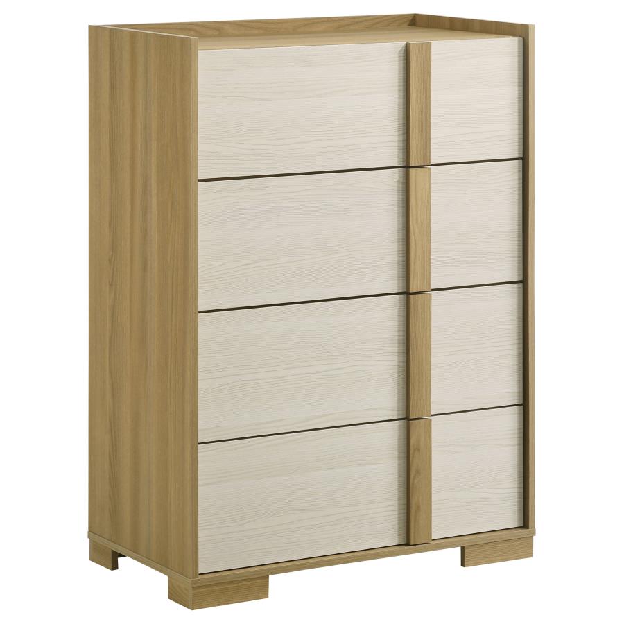 (image for) Hyland 4-drawer Chest of Drawers Natural - Click Image to Close