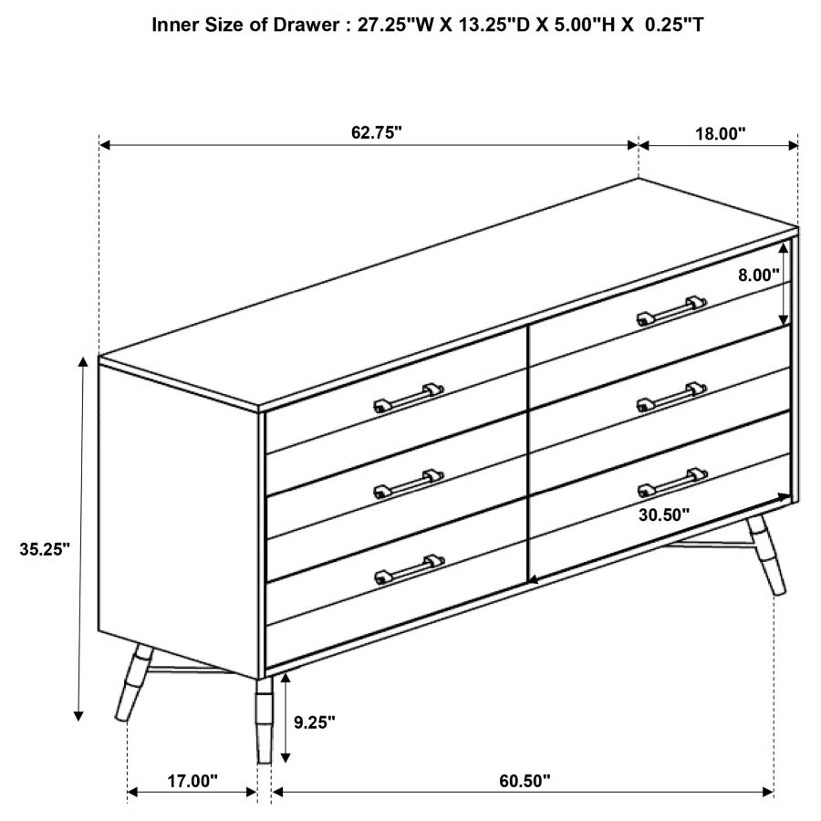 (image for) Marlow 5-piece Queen Bedroom Set Rough Sawn Multi