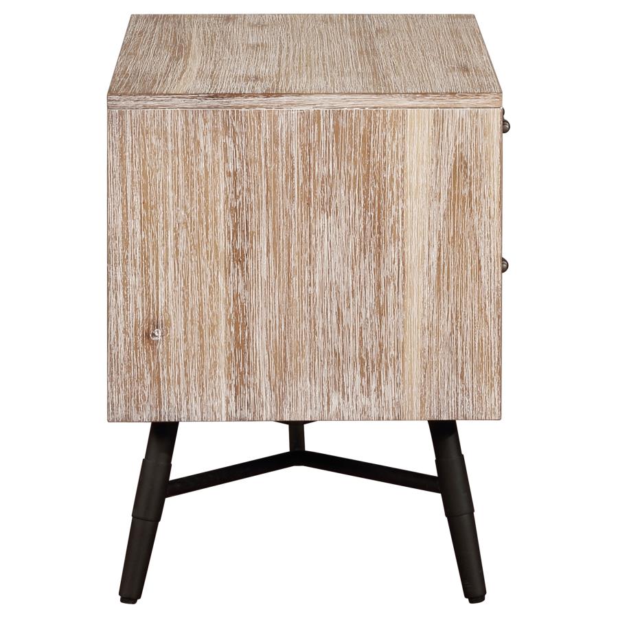 (image for) Marlow 2-drawer Nightstand Rough Sawn Multi