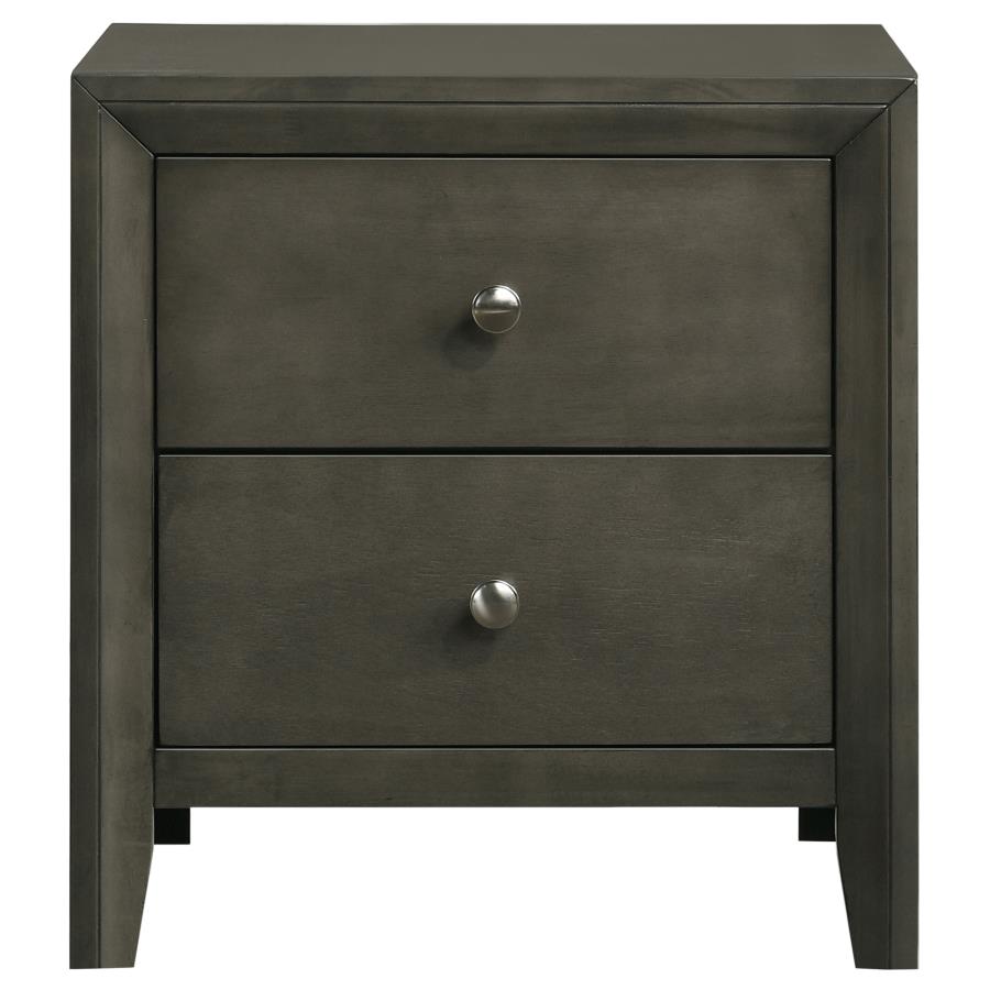 (image for) Serenity 2-drawer Nightstand Mod Grey