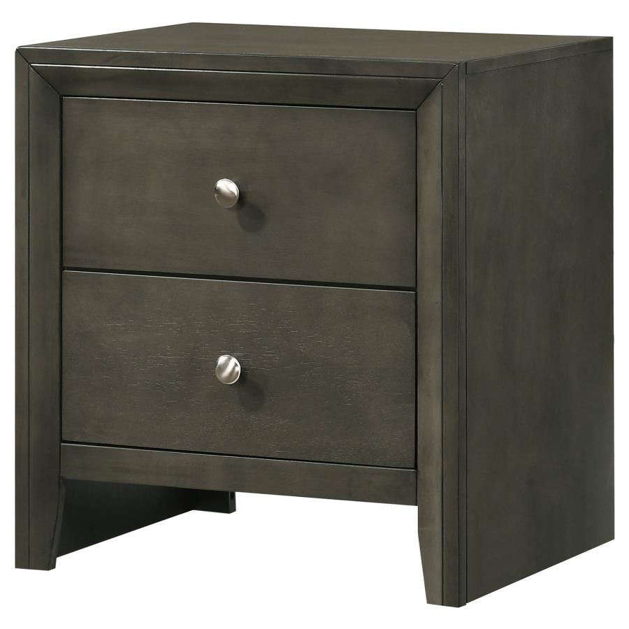 (image for) Serenity 2-drawer Nightstand Mod Grey