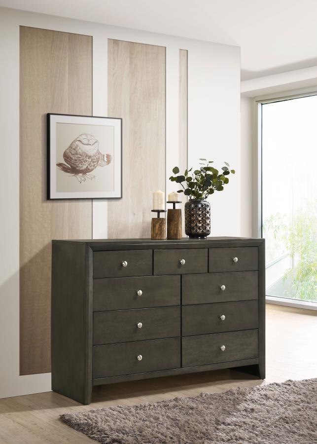 (image for) Serenity 9-drawer Dresser Mod Grey