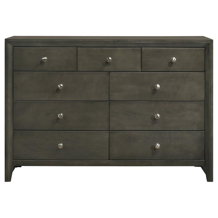 (image for) Serenity 9-drawer Dresser Mod Grey