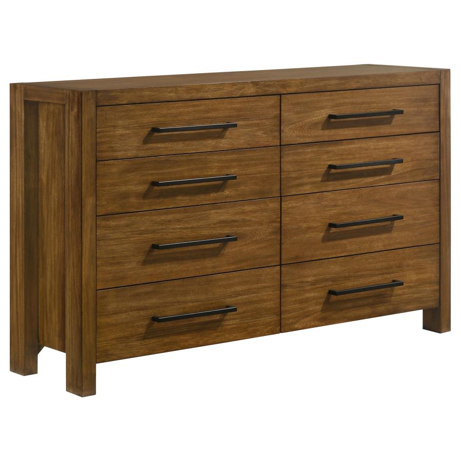 (image for) Adderley 8-drawer Bedroom Dresser Cabinet Warm Brown